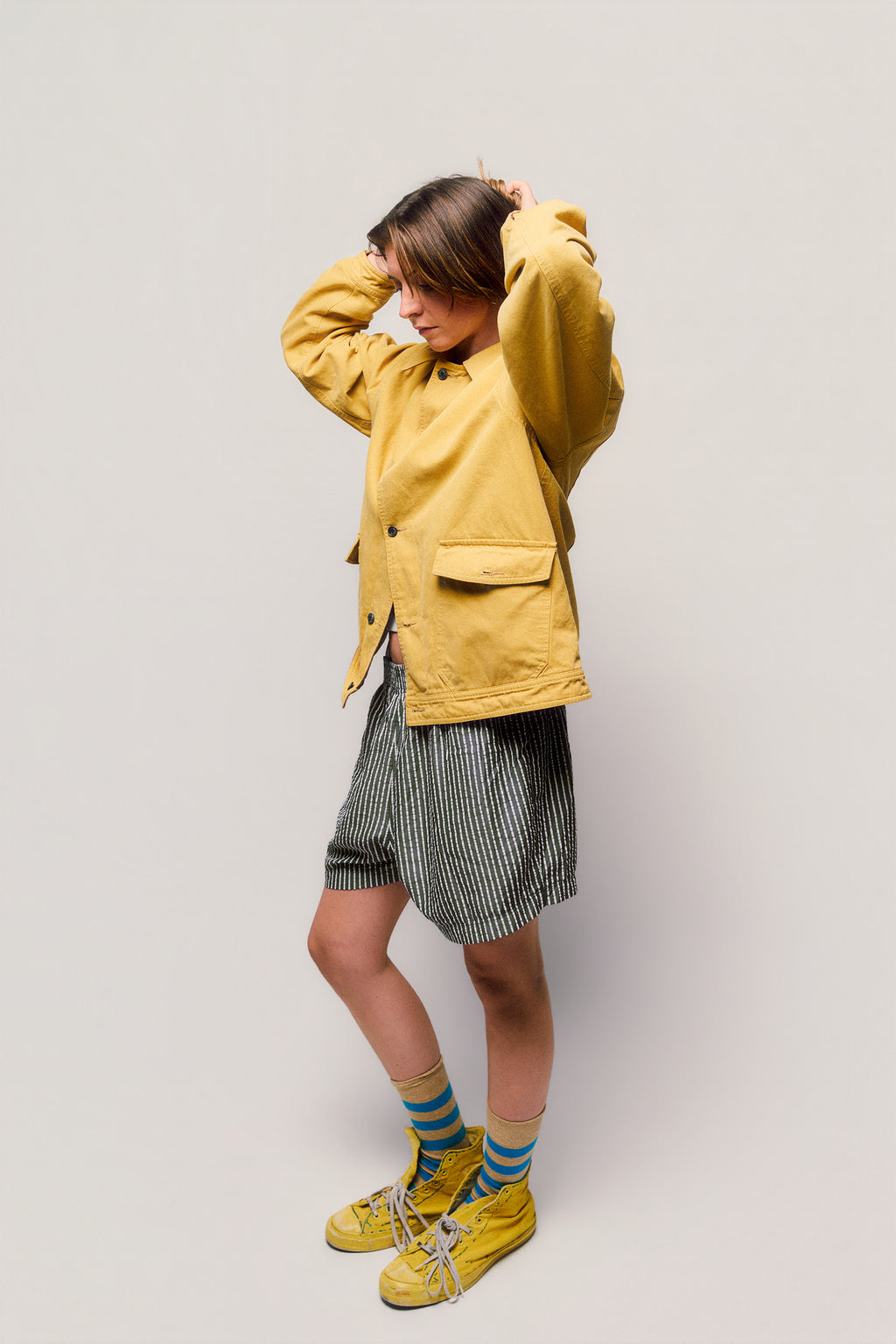 Fisherman's Jacket Yellow/Brown
